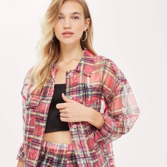 Flash sale Top shop mesh jacket - Picture 2 of 8